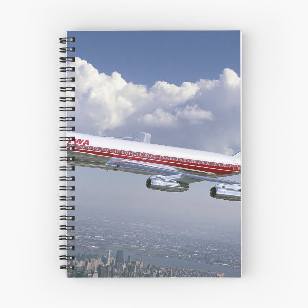 Item preview, TWA Boeing 707 Wings Over New York Aviation Illustration designed and sold by Skyframe Aviation.