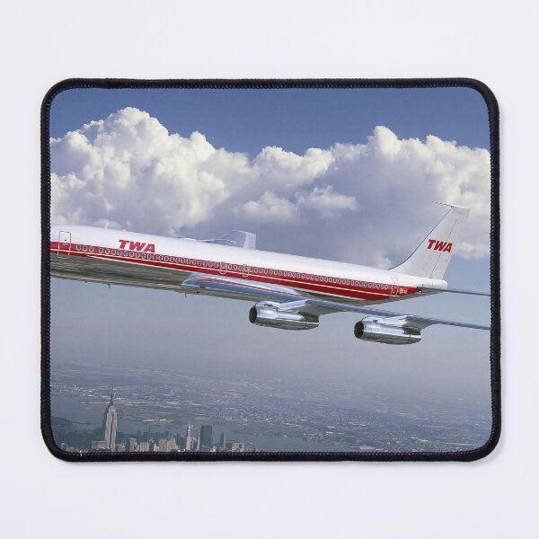 Item preview, TWA Boeing 707 Wings Over New York Aviation Illustration designed and sold by Skyframe Aviation.