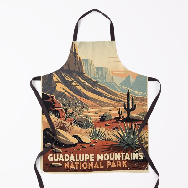 Item preview, Guadalupe Mountains National Park Vintage Travel Art designed and sold by Teelogic.