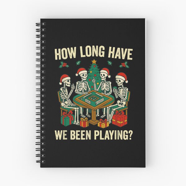Item preview, Christmas Vibes Mahjong Lover How Long Have We Been Playing designed and sold by huyongton.