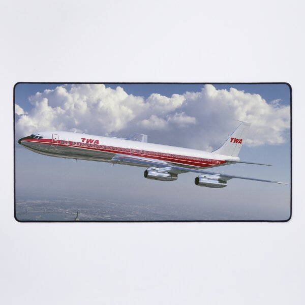Item preview, TWA Boeing 707 Wings Over New York Aviation Illustration designed and sold by Skyframe Aviation.