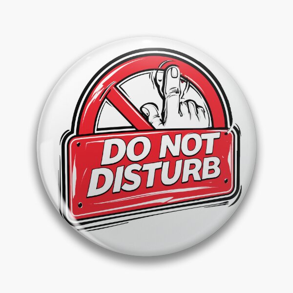 Item preview, Do Not Disturb No Knocking Design designed and sold by RichardRags.