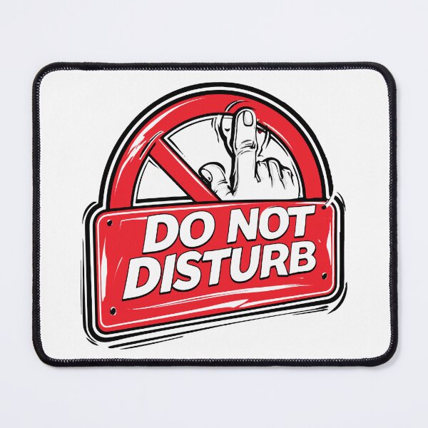 Item preview, Do Not Disturb No Knocking Design designed and sold by RichardRags.