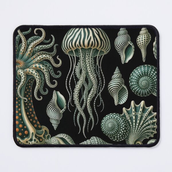 Item preview, Ernst Haeckel Sea Anemone & Shells designed and sold by andreisky.