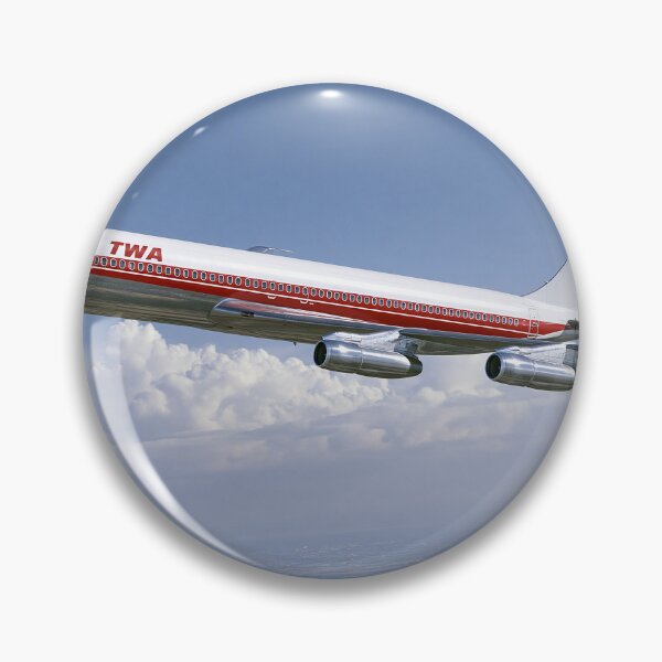 Item preview, TWA Boeing 707 Empire State Aviation Illustration designed and sold by Skyframe Aviation.