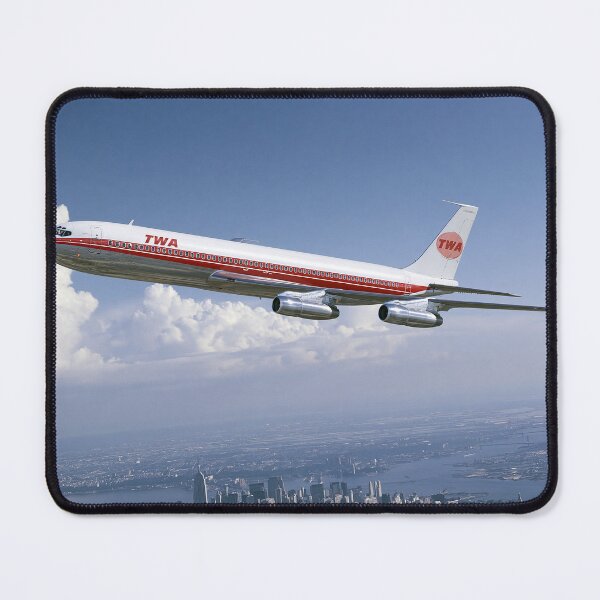Item preview, TWA Boeing 707 Empire State Aviation Illustration designed and sold by Skyframe Aviation.