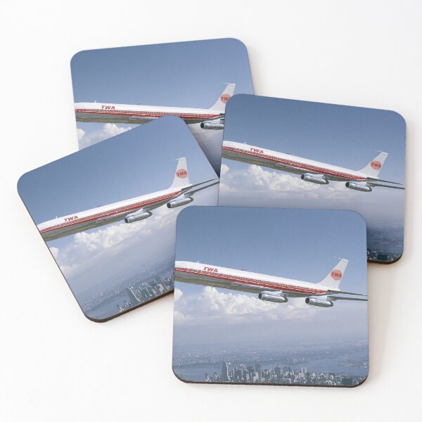 Item preview, TWA Boeing 707 Empire State Aviation Illustration designed and sold by Skyframe Aviation.