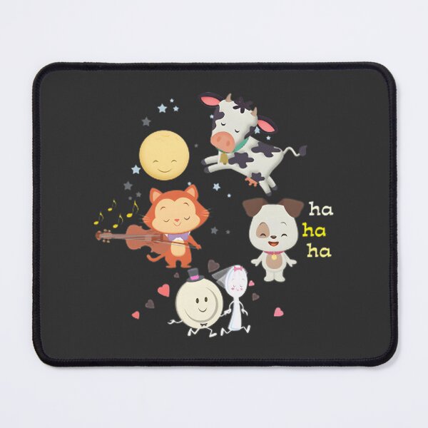 Item preview, Hey Diddle Diddle Nursery Rhyme Inspired Cute Cat and Moon Illustration designed and sold by DreamArtstore.