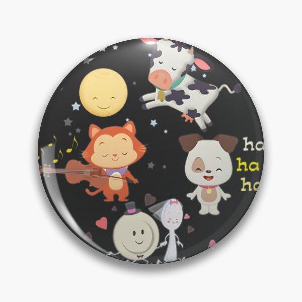 Item preview, Hey Diddle Diddle Nursery Rhyme Inspired Cute Cat and Moon Illustration designed and sold by DreamArtstore.