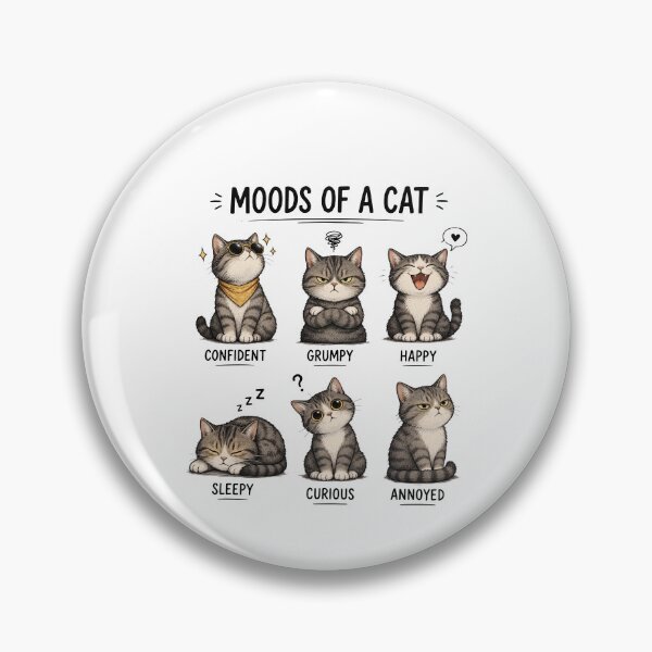 Item preview, Moods Of A Cat designed and sold by mennayasser7.