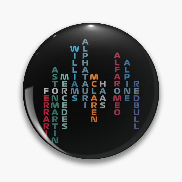 Item preview, Typographic Race Team Grid Dark designed and sold by HarsuPreart.