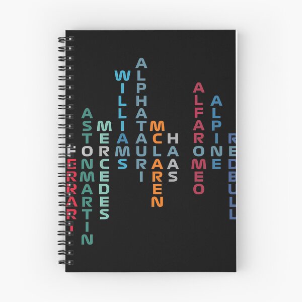 Item preview, Typographic Race Team Grid Dark designed and sold by HarsuPreart.