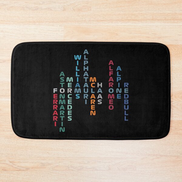Item preview, Typographic Race Team Grid Dark designed and sold by HarsuPreart.
