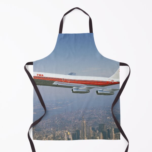 Item preview, TWA Boeing 707 Jet Age New York Aviation Illustration designed and sold by Skyframe Aviation.