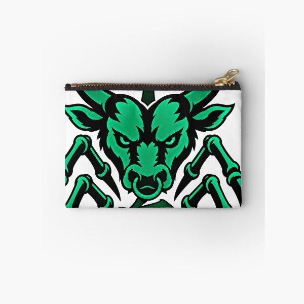 Item preview, Ushi-Oni Japanese Yokai Art – Jade Green Oni Kanji Design designed and sold by Handcan.