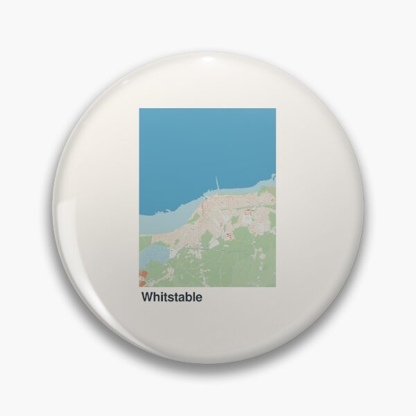 Item preview, Whitstable Minimalistic Map Art designed and sold by MapsNerd.