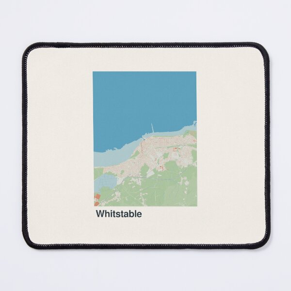 Item preview, Whitstable Minimalistic Map Art designed and sold by MapsNerd.
