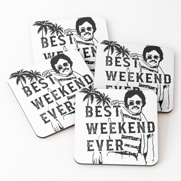 Item preview, Best Weekend Ever Retro Comedy Design designed and sold by SRIAHREGALADO.