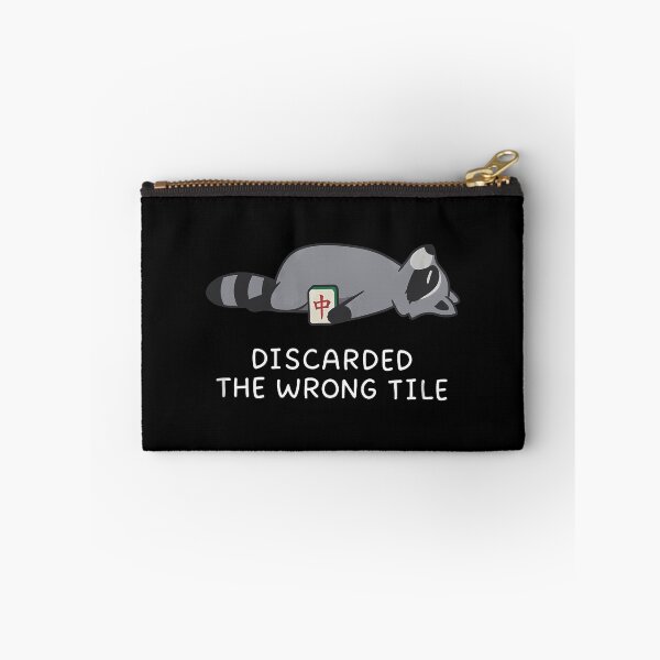 Item preview, Discarded The Wrong Tile Mahjong Raccoon designed and sold by huyongton.