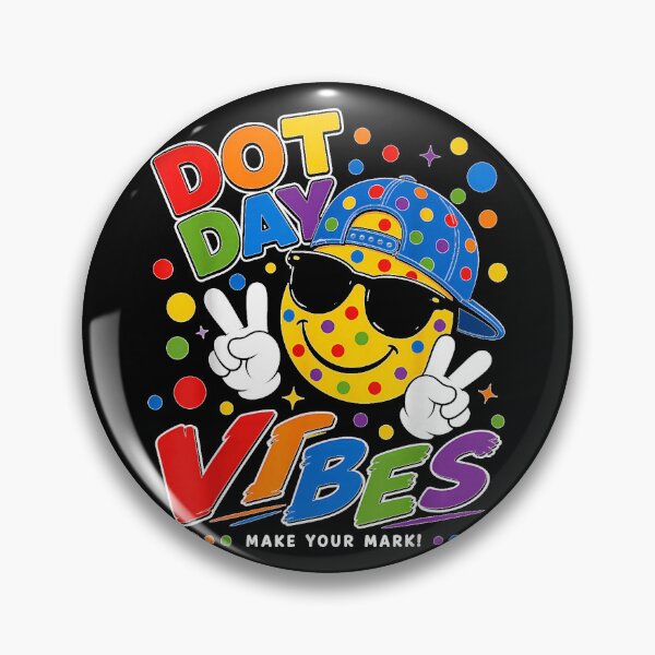 Item preview, Funny Dot Day Vibes Smile Face Colorful Polka Dot designed and sold by GalenoHenley.