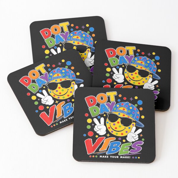 Item preview, Funny Dot Day Vibes Smile Face Colorful Polka Dot designed and sold by GalenoHenley.
