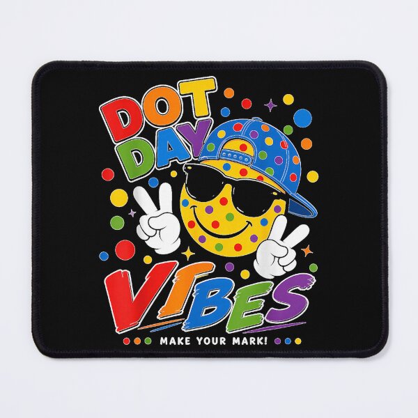 Item preview, Funny Dot Day Vibes Smile Face Colorful Polka Dot designed and sold by GalenoHenley.