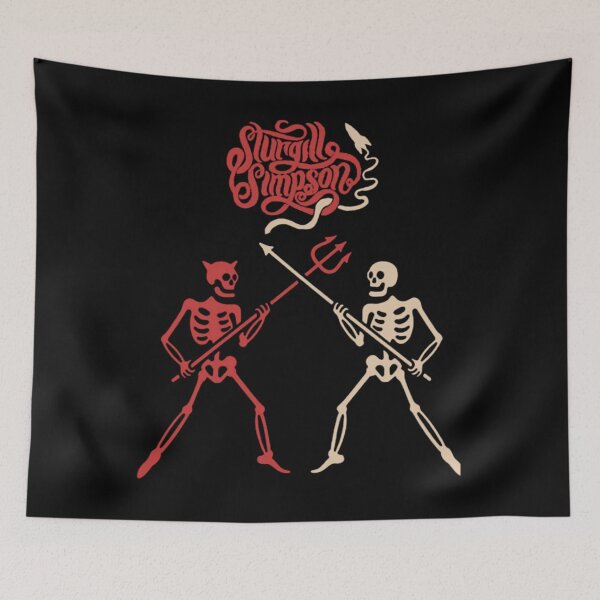 Item preview, sturgill simpson skull designed and sold by Spoonamore11.