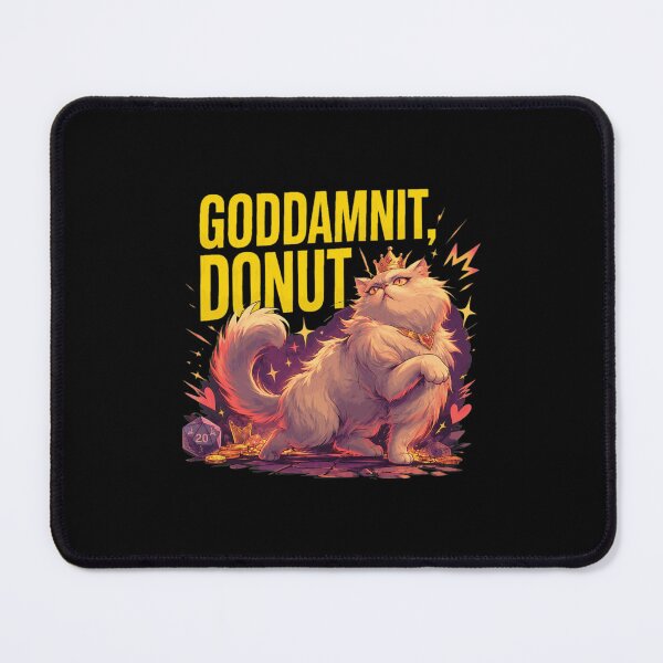 Item preview, Funny Cat Crown D20 Donut Gaming designed and sold by burmside48.