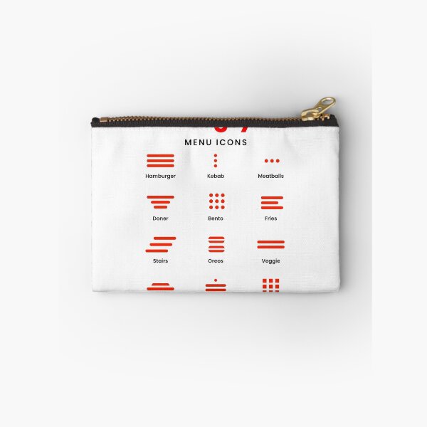 Item preview, Hungry? Menu Icons UX Design Shirt designed and sold by roelworks.