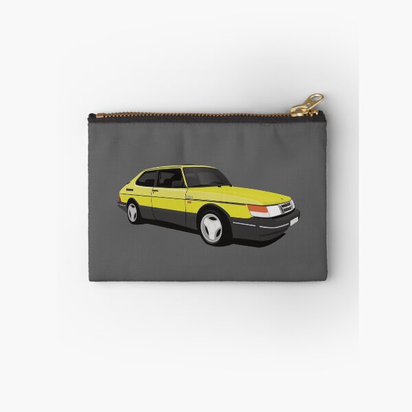 Item preview, Yellow Saab 900 Aero illustration designed and sold by knappidesign.
