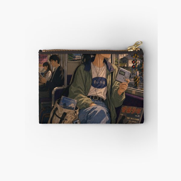 Item preview, Retro Train Ride Minidisc Player Anime Girl designed and sold by vekotpu.