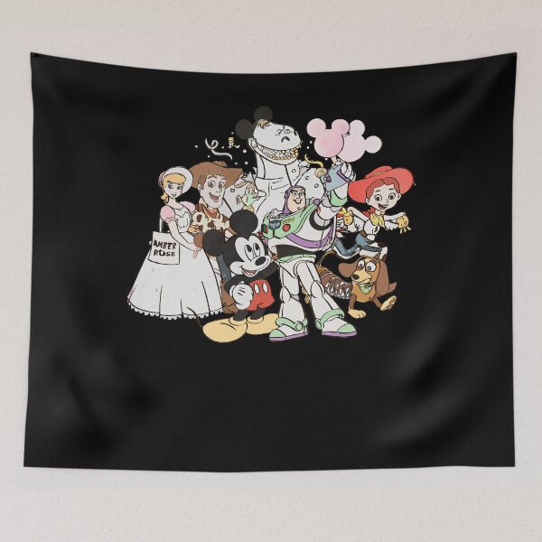 Aperçu de l'œuvre Woody Buzz Rex Bo Peep Slinky Dog créée et vendue par TwolipfweddyTM.