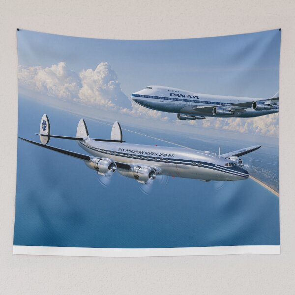 Item preview, Pan Am Generations Of Flight Aviation Illustration designed and sold by Skyframe Aviation.