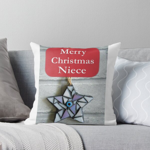 Item preview, Merry Christmas Niece Mosaic Star designed and sold by joannaydesigns.