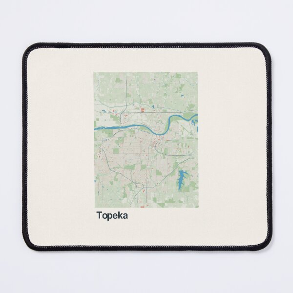 Item preview, Topeka Minimalistic Map Art designed and sold by MapsNerd.