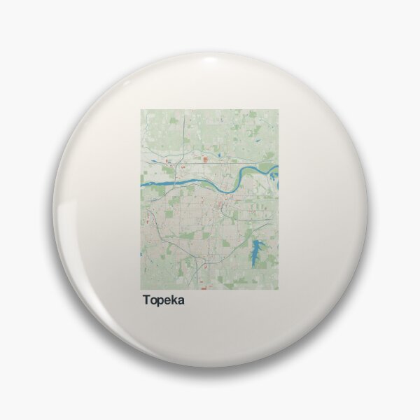 Item preview, Topeka Minimalistic Map Art designed and sold by MapsNerd.