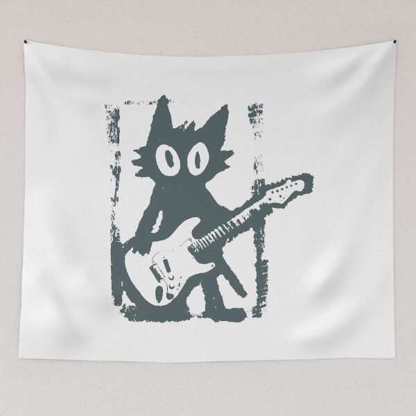 Item preview, Rock Star Cat - Rock and Roll Cat - Cat Guitar designed and sold by Ibrahimott.