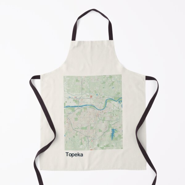 Artikelvorschau, Minimalistische Kartenkunst von Topeka entworfen und verkauft von MapsNerd.