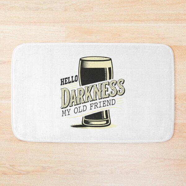 Item preview, Hello Darkness My Old Friend Stout Beer designed and sold by SRIAHREGALADO.