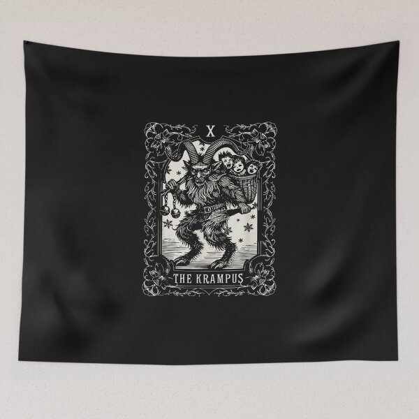 Item preview, Krampus Tarot Card Design Christmas Season Evil Pajama Xmas designed and sold by bandom557.
