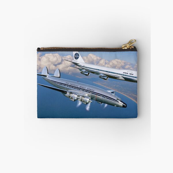 Item preview, Pan Am Golden Age Meets Jumbo Jet Illustration designed and sold by Skyframe Aviation.