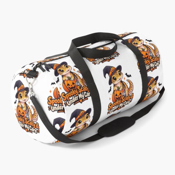Item preview, Spooky Scaly Under My Care – Exotic Animal Vet Halloween Leopard Gecko designed and sold by Bettybee00.