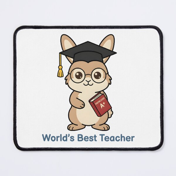 Item preview, Cute Rabbit Teacher – World's Best Teacher Funny Gift designed and sold by Isliath.