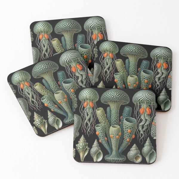 Item preview, Ernst Haeckel Esponjas y medusas de vidrio tubular designed and sold by andreisky.