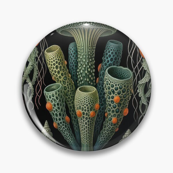 Item preview, Ernst Haeckel Tubular Glass Sponges & Jellyfish designed and sold by andreisky.