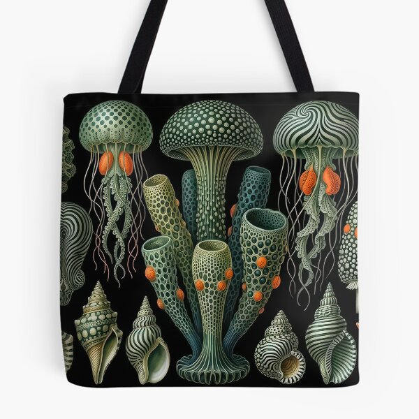Item preview, Ernst Haeckel Tubular Glass Sponges & Jellyfish designed and sold by andreisky.