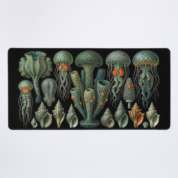 Item preview, Ernst Haeckel Tubular Glass Sponges & Jellyfish designed and sold by andreisky.
