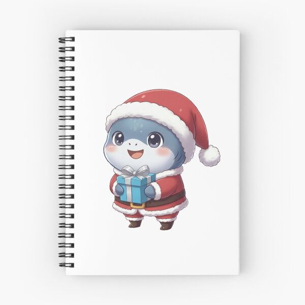 Item preview, Cute Santa Shark - Happy Christmas designed and sold by Nature's Chibis.
