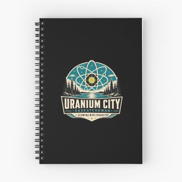 Item preview, Uranium City, Saskatchewan – Glowing With Character Atomic Design designed and sold by HROC.
