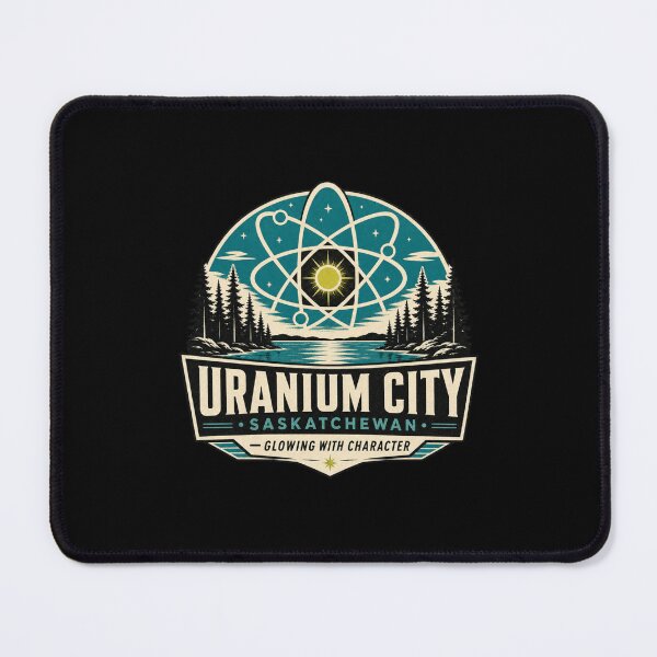 Item preview, Uranium City, Saskatchewan – Glowing With Character Atomic Design designed and sold by HROC.